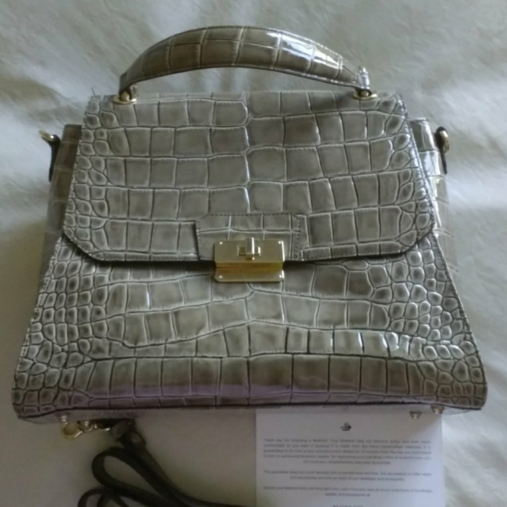 Brahmin Brinley Beige Portsmouth Handbag